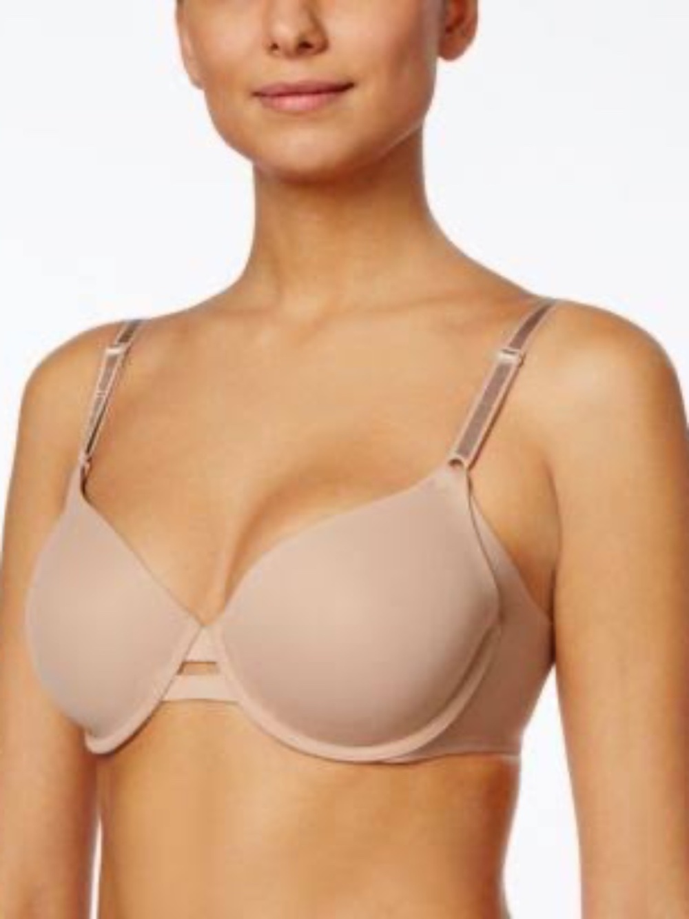 Brand New WARNER'S No Side Effects Underwire Bra - Beige Size 36C